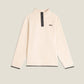 Maglione polar beige unisex in cotone organico
