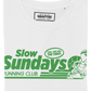 T-shirt Slow Sundays Running Club per runner rilassati