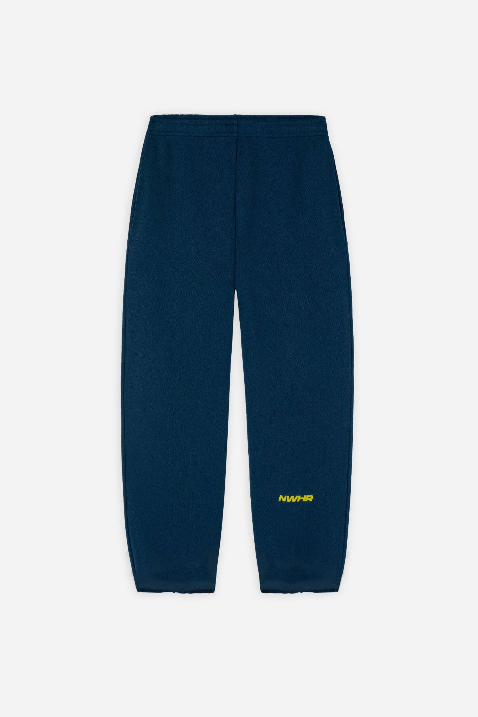 Pantaloni jogger soft navy in cotone organico