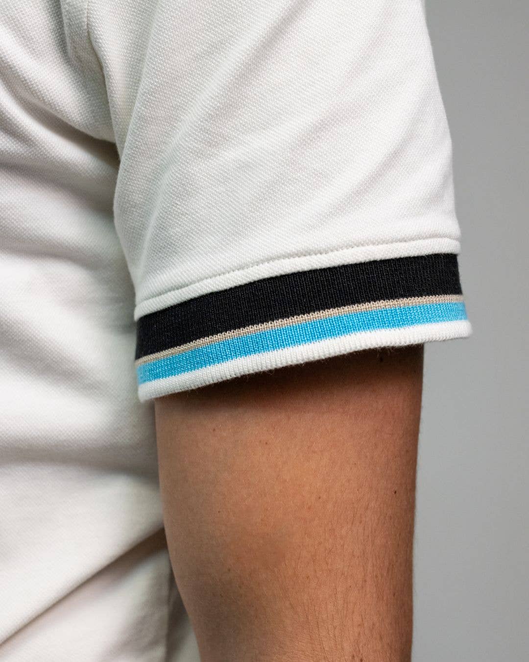 Polo uomo antimacchia Santorini in cotone piqué