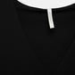 Top basic senza maniche con scollo a V