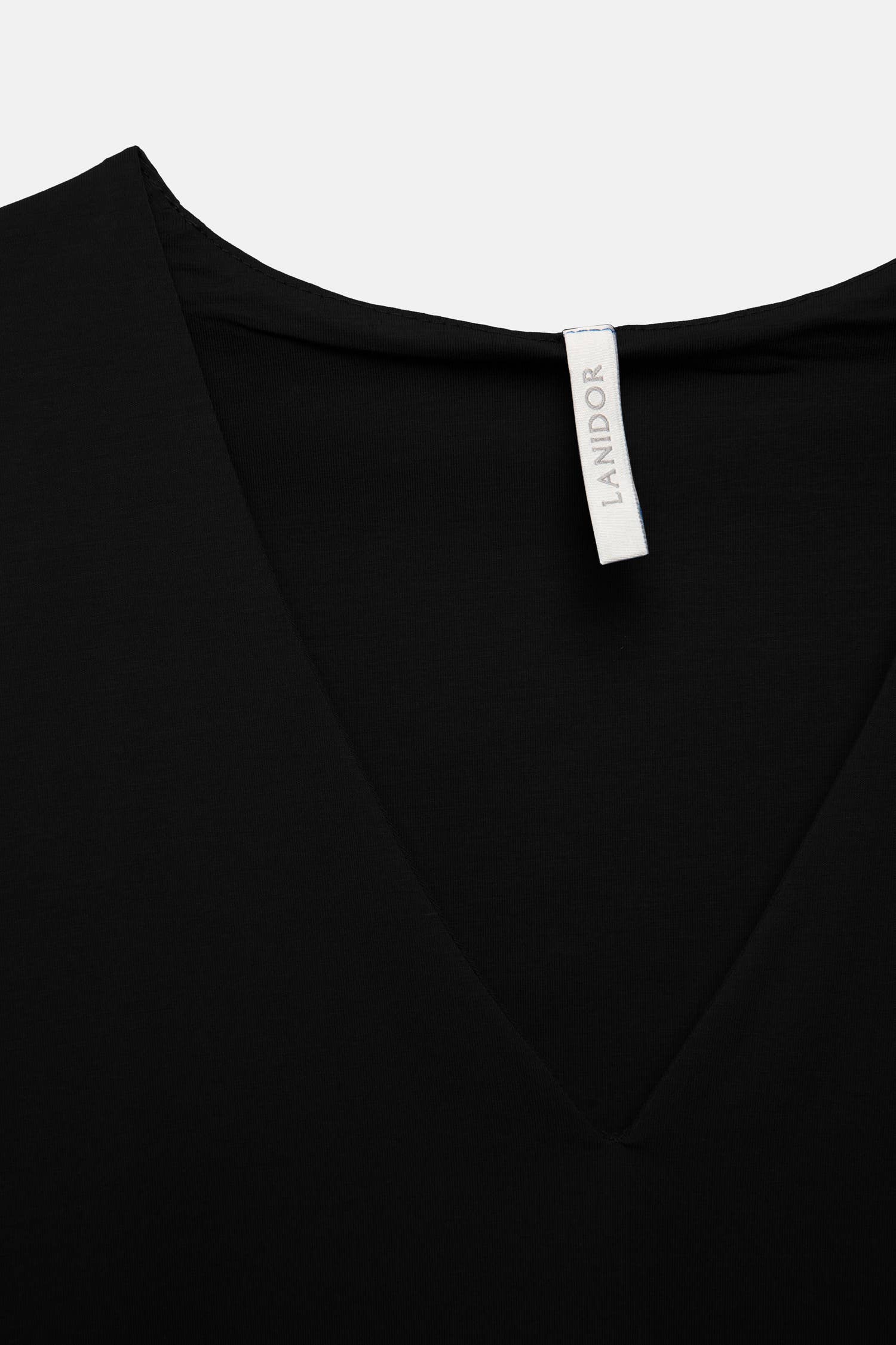 Top basic senza maniche con scollo a V