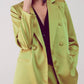 Blazer doppiopetto in poliestere SMF