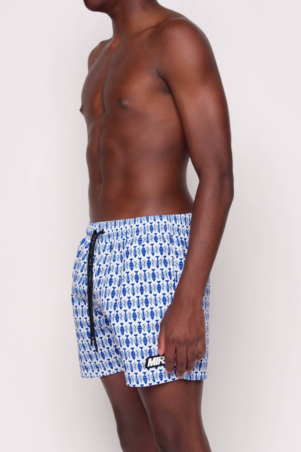 Costume da bagno uomo Finwave con stampa blu