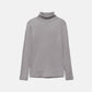Maglione a collo alto in maglia rasata