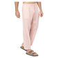 Pantaloni lunghi estivi in cotone con coulisse
