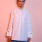 Blusa bianca in cotone 100%