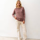 Maglione in maglia con paillettes