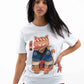 T-shirt Sushi Meowster con gatto maestro di sushi