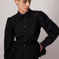 Completo camicia e gonna lunga con balze