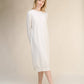 Abito midi in misto cashmere knit senza cuciture