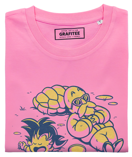 T-shirt manga Kame Sennin Training in cotone biologico