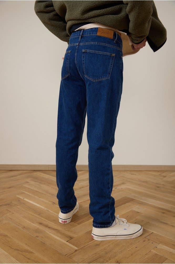 Jeans slim da uomo Cooper in denim blu