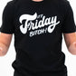 T-shirt It’s Friday con stampa lettering