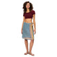 Gonna estiva corta boho in cotone