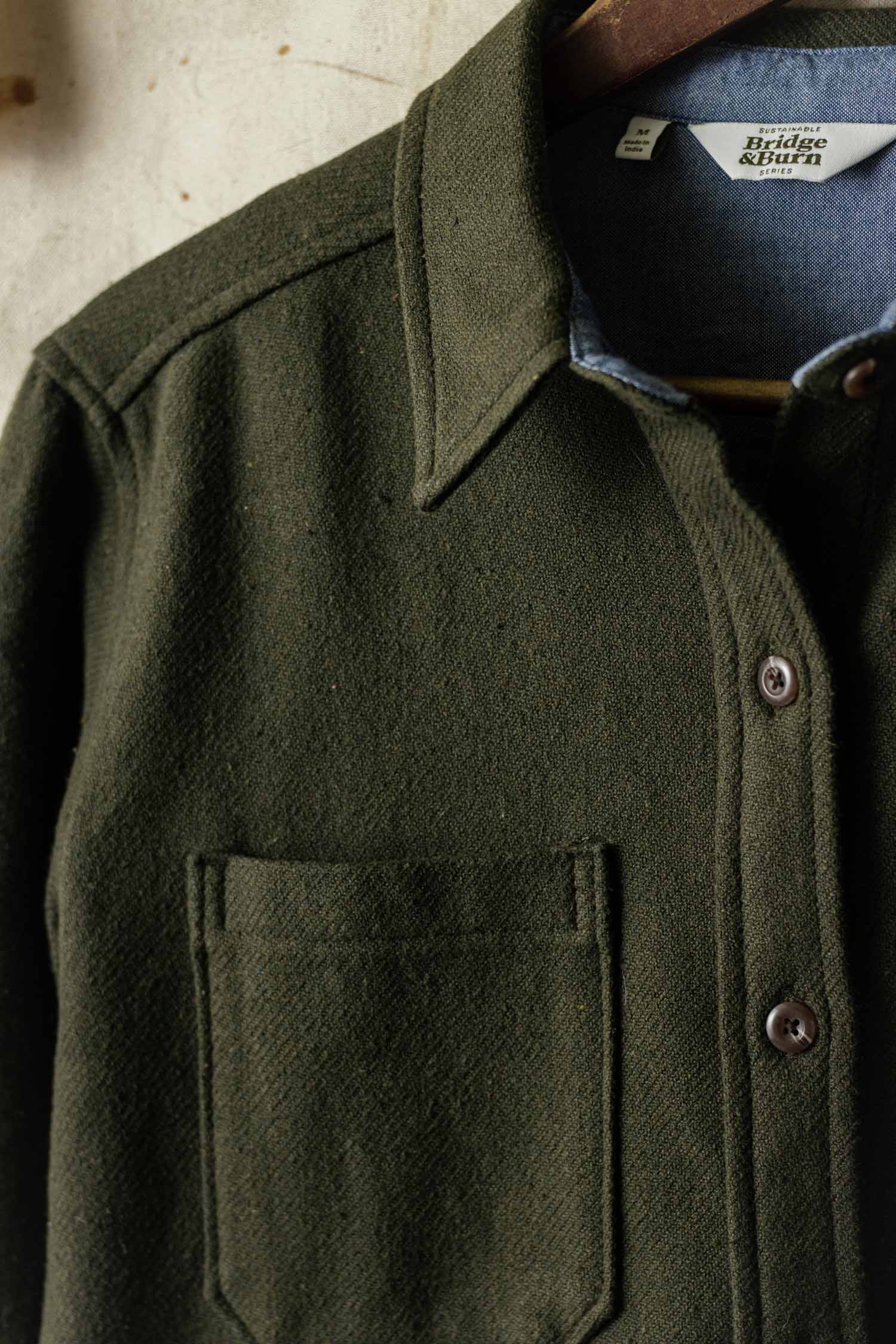 Camicione Overshirt Dawson Verde Salvia Scuro