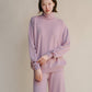 Maglione dolcevita classico in misto cashmere
