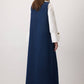 Abito lungo in denim con scollo a V