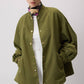 Giacca bomber imbottita oversize verde oliva