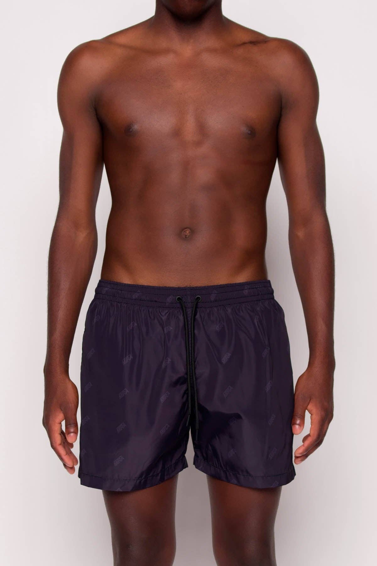 Costume da bagno uomo nero tinta unita