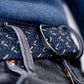 Cintura elastica intrecciata multicolore