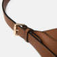 Borsa a spalla in ecopelle liscia con tracolla