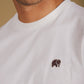 T-shirt essenziale in cotone biologico color naturale