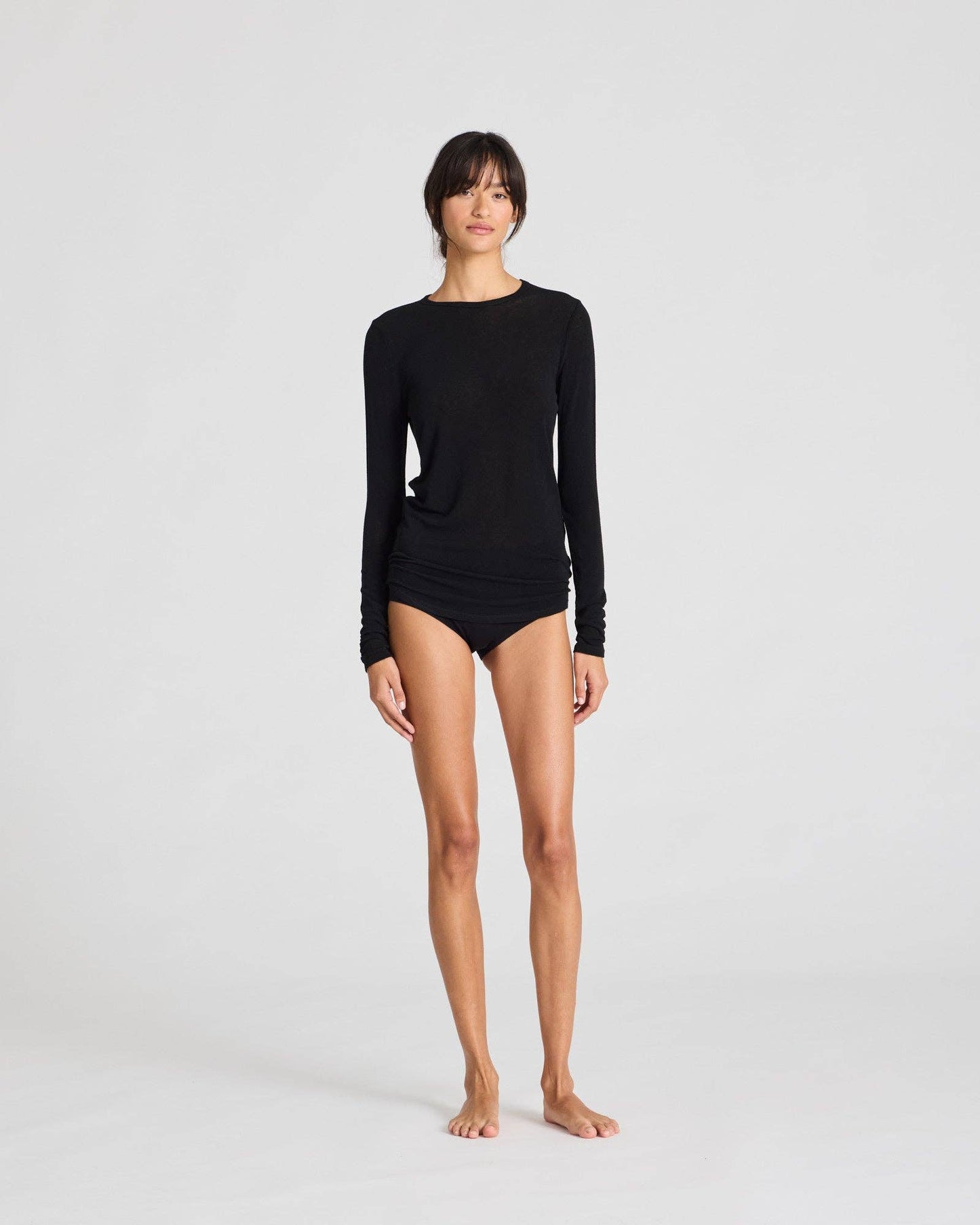 Maglia in lana Thyra nera