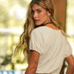 Maglietta Flame con scollo a goccia