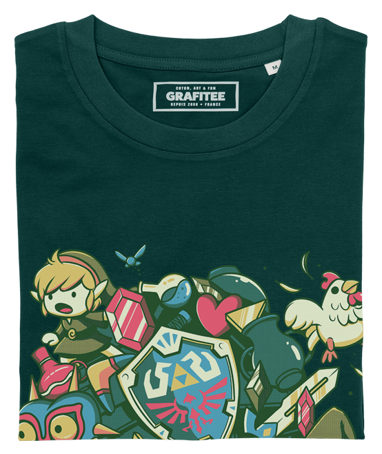 T-shirt Link Katamari con stampa geek