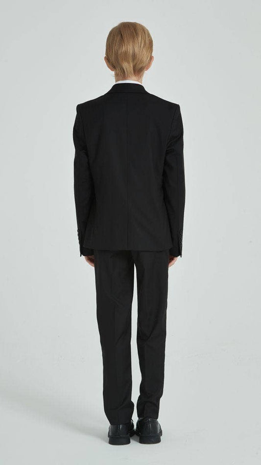 Completo elegante nero bambino in due pezzi