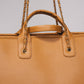 Borsa shopper con tracolla a catena