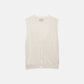 Gilet in maglia con scollo a V e bottoni