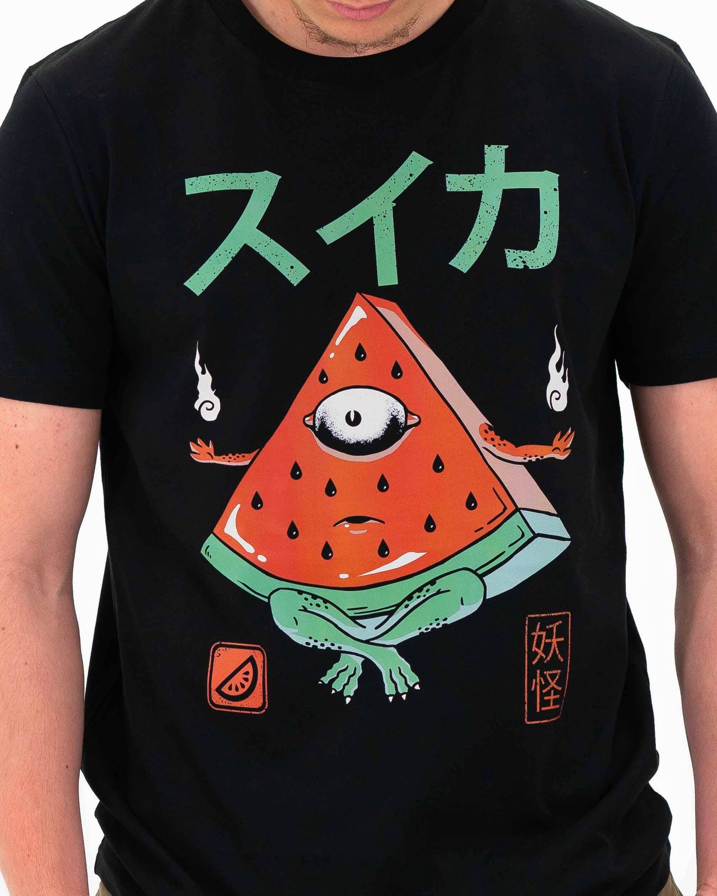 T-shirt Yokai Anguria – Maglia Illustrata in Arte Giapponese