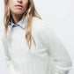 Maglione in maglia strutturata girocollo