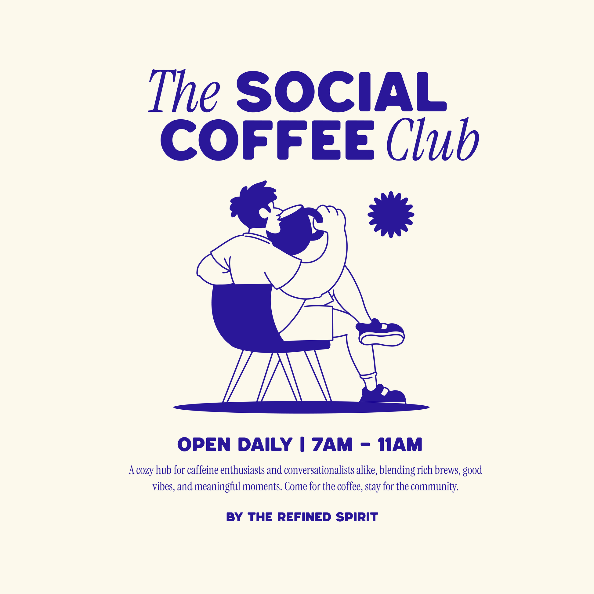 T-shirt unisex in cotone biologico The Social Coffee Club