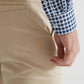 Camicia di flanella uomo Chop in cotone organico color Ash