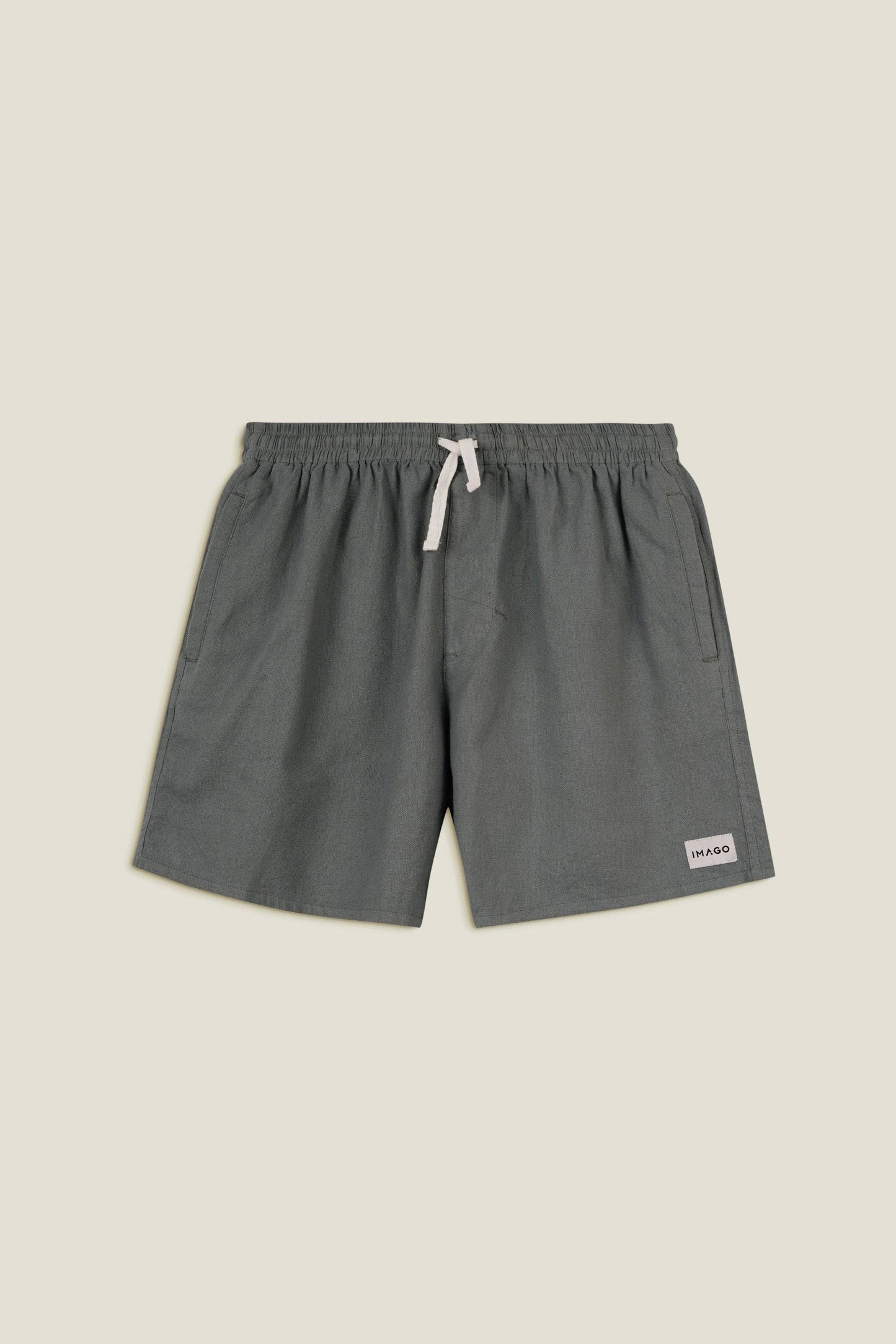 Pantaloncini unisex in cotone e lino Agave