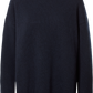 Maglione Emely in lana d’agnello biologica GOTS blu notte