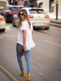 Jeans Push Up Skinny a Vita Alta