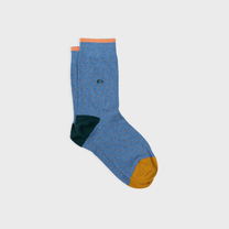 Calzini Square Jeans in cotone pettinato a pois