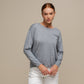 Maglione in maglia donna con taschino applicato