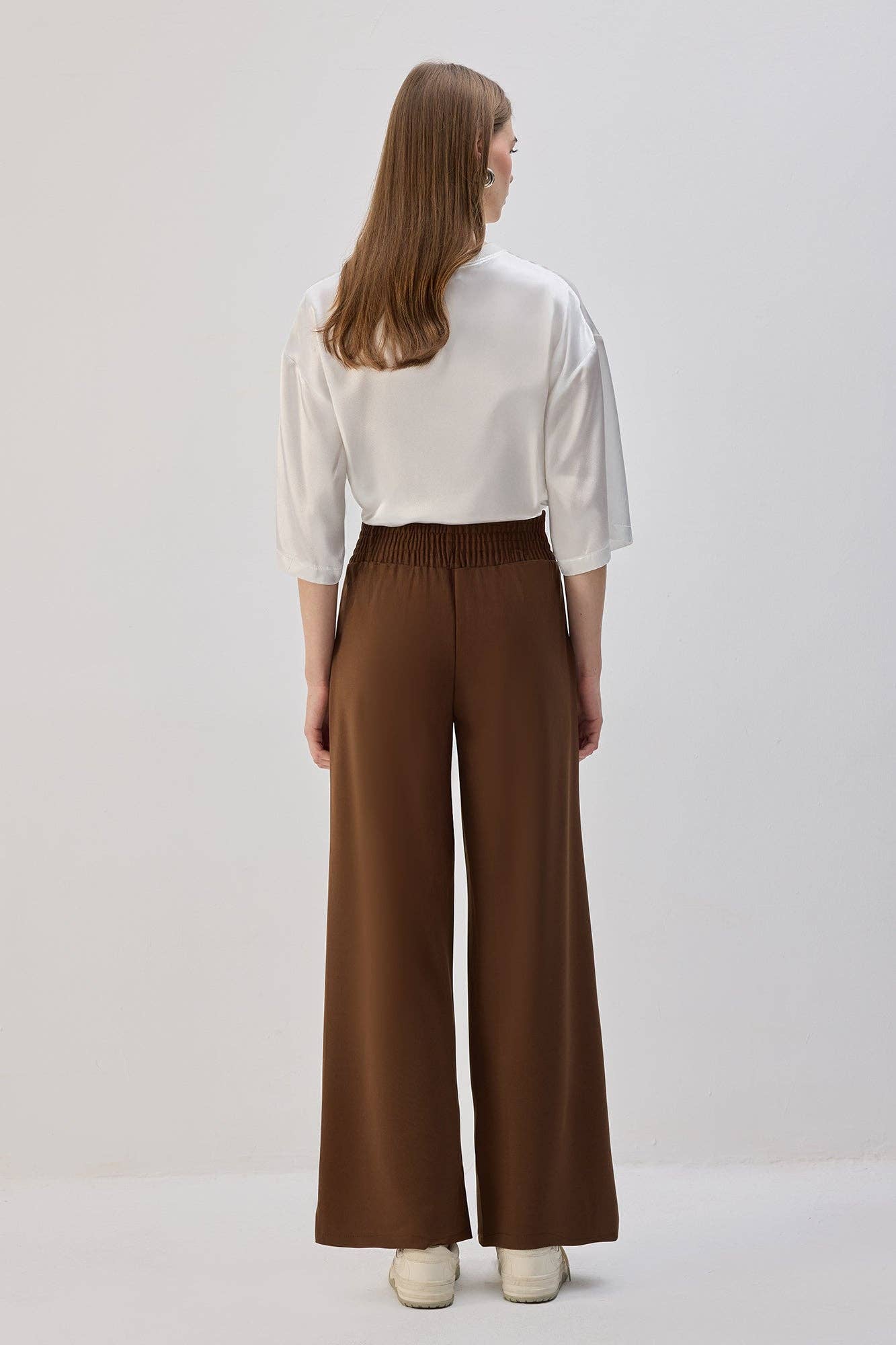 Pantaloni Scuba a Vita Elasticizzata
