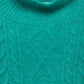 Maglione a maglia strutturata con collo alto