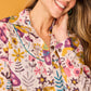 Camicia Bellota con stampa farfalle