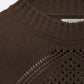 Maglione strutturato in maglia con girocollo