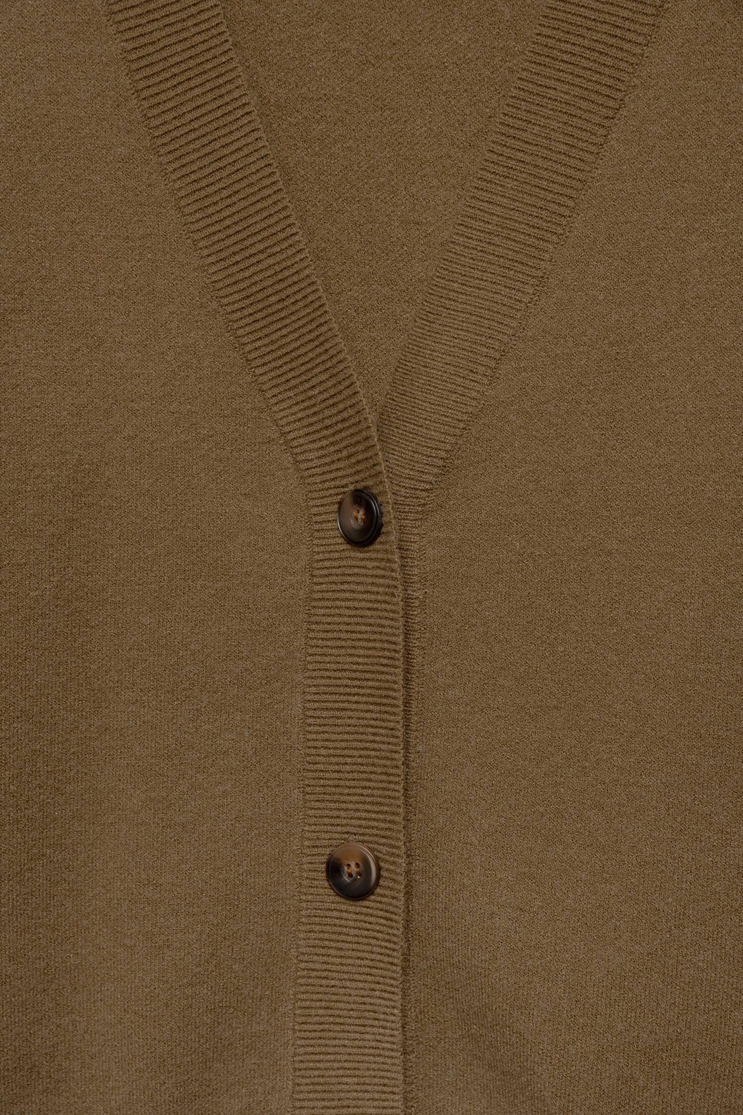 Cardigan in maglia con scollo a V