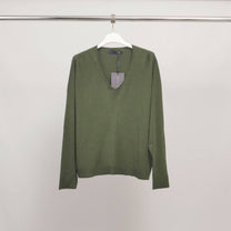 Maglione morbido e fluido con scollo a V