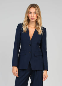 Blazer Zinon blu marino da donna