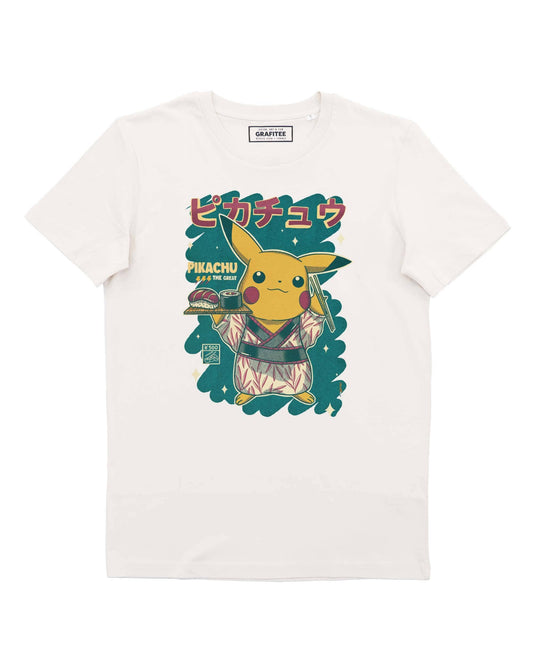 T-shirt Pikachu Sushi in cotone biologico